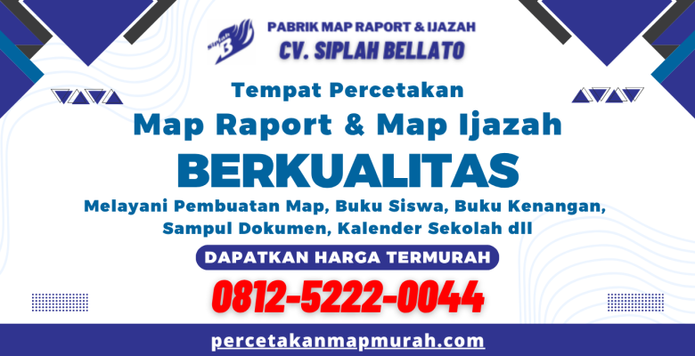 Portofolio Percetakan - Percetakan Map Murah CV Siplah Bellato